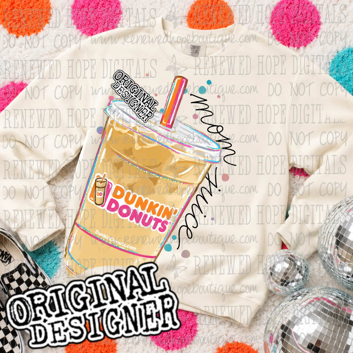 🥤🩷DELULU DRINKY DRINK MOM JUICE DNKN ICED COFFEE🥤🩷