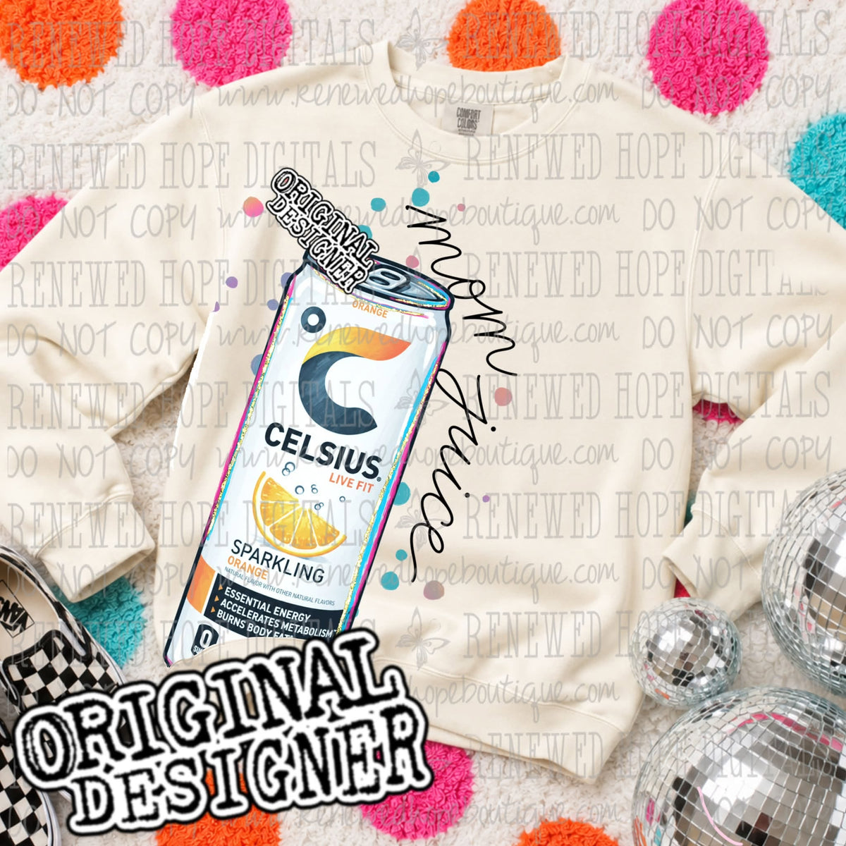 🥤🩷DELULU DRINKY DRINK MOM JUICE ORANGE ENERGY DRINK🥤🩷