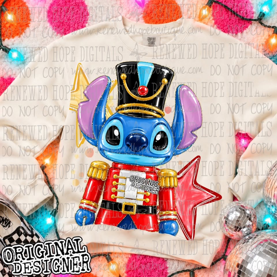 🎄🎅 DELULU CRACKIN BLUE ALIEN🎄🎅