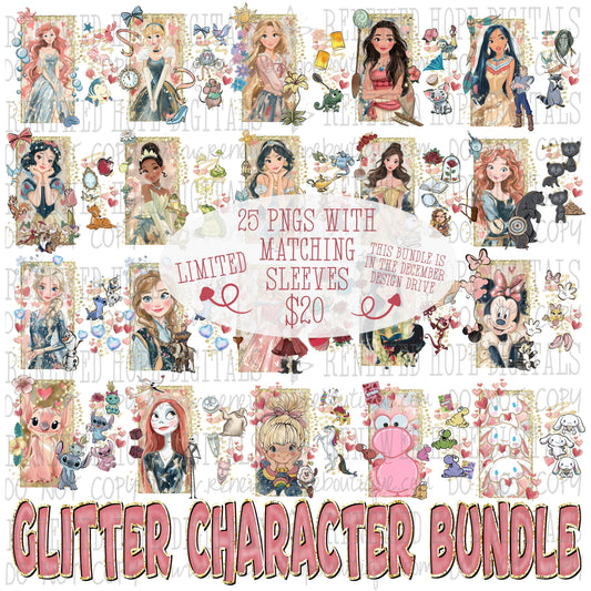 ❤️GLITTER CHARACTER SOLO BUNDLE❤️