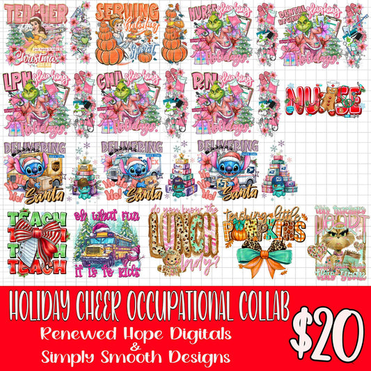 🎄HOLIDAY CHEER OCCUPATIONAL COLLAB W/ SIMPLY SMOOTH DESIGNS🎄