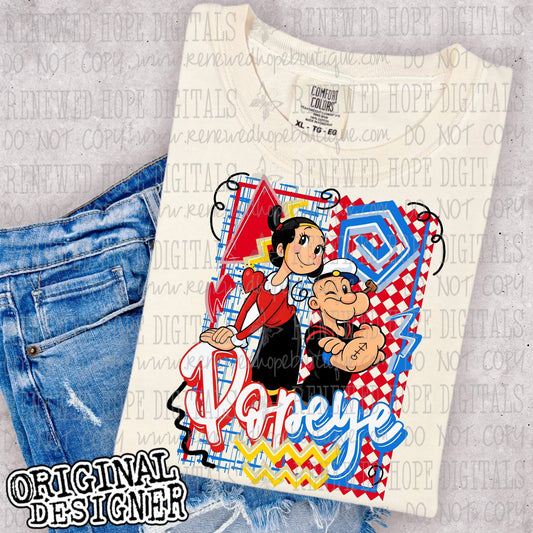 💙🔴 RETRO POPEYE 🔴💙