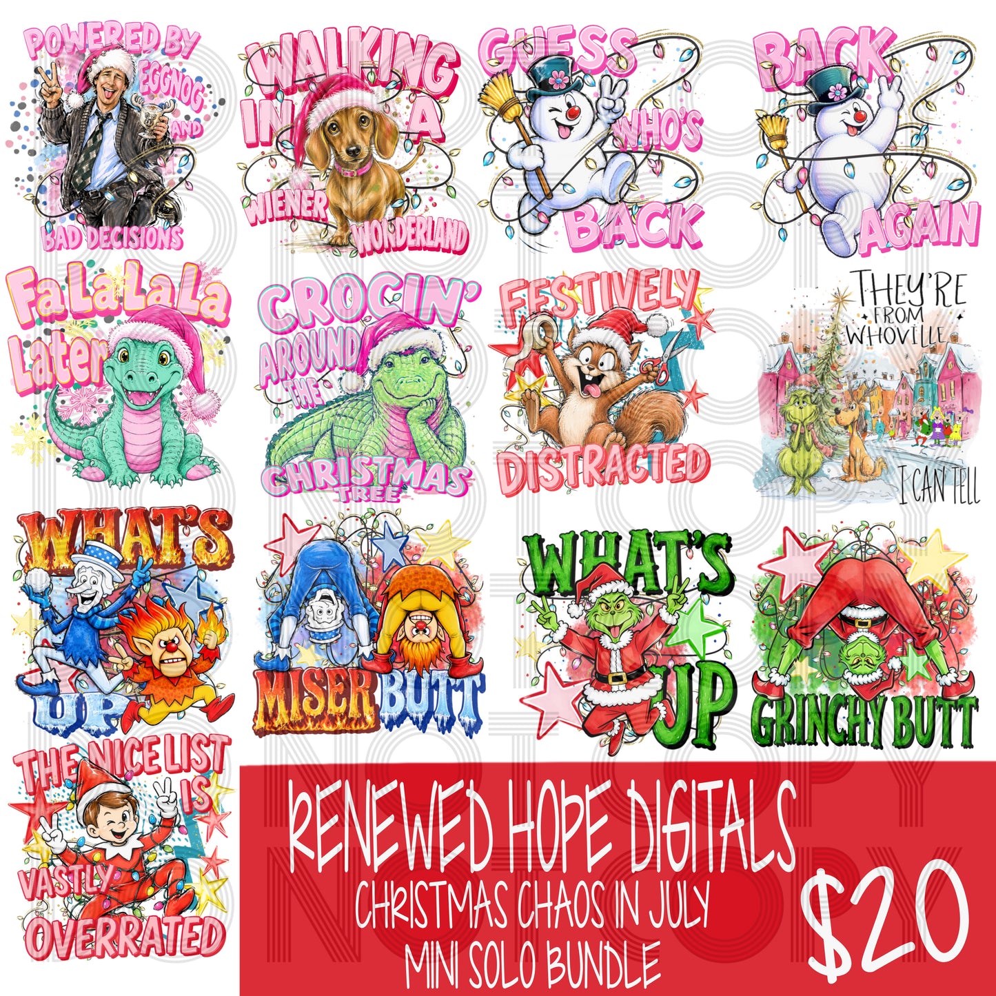 🤪🎄CHRISTMAS CHAOS IN JULY MINI SOLO BUNDLE🎄🤪