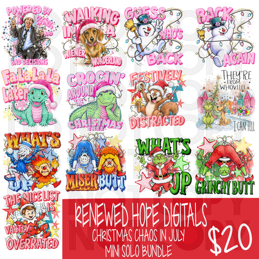 🤪🎄CHRISTMAS CHAOS IN JULY MINI SOLO BUNDLE🎄🤪