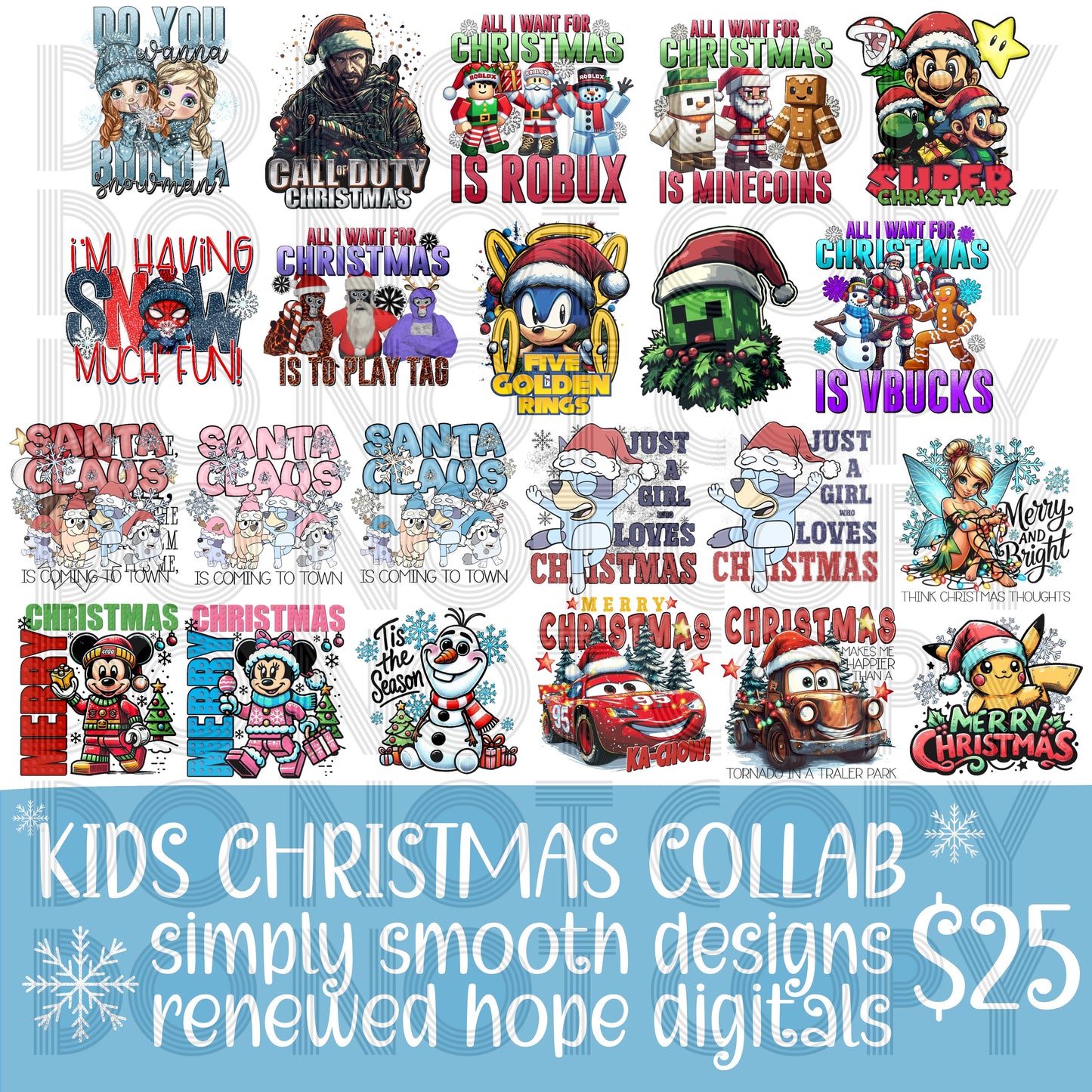 🎄KIDS CHRISTMAS COLLAB W/SIMPLY SMOOTH DESIGNS🎄