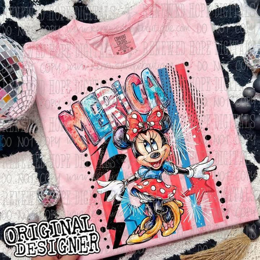 ❤️🤍💙MERICA MINNIE💙🤍❤️