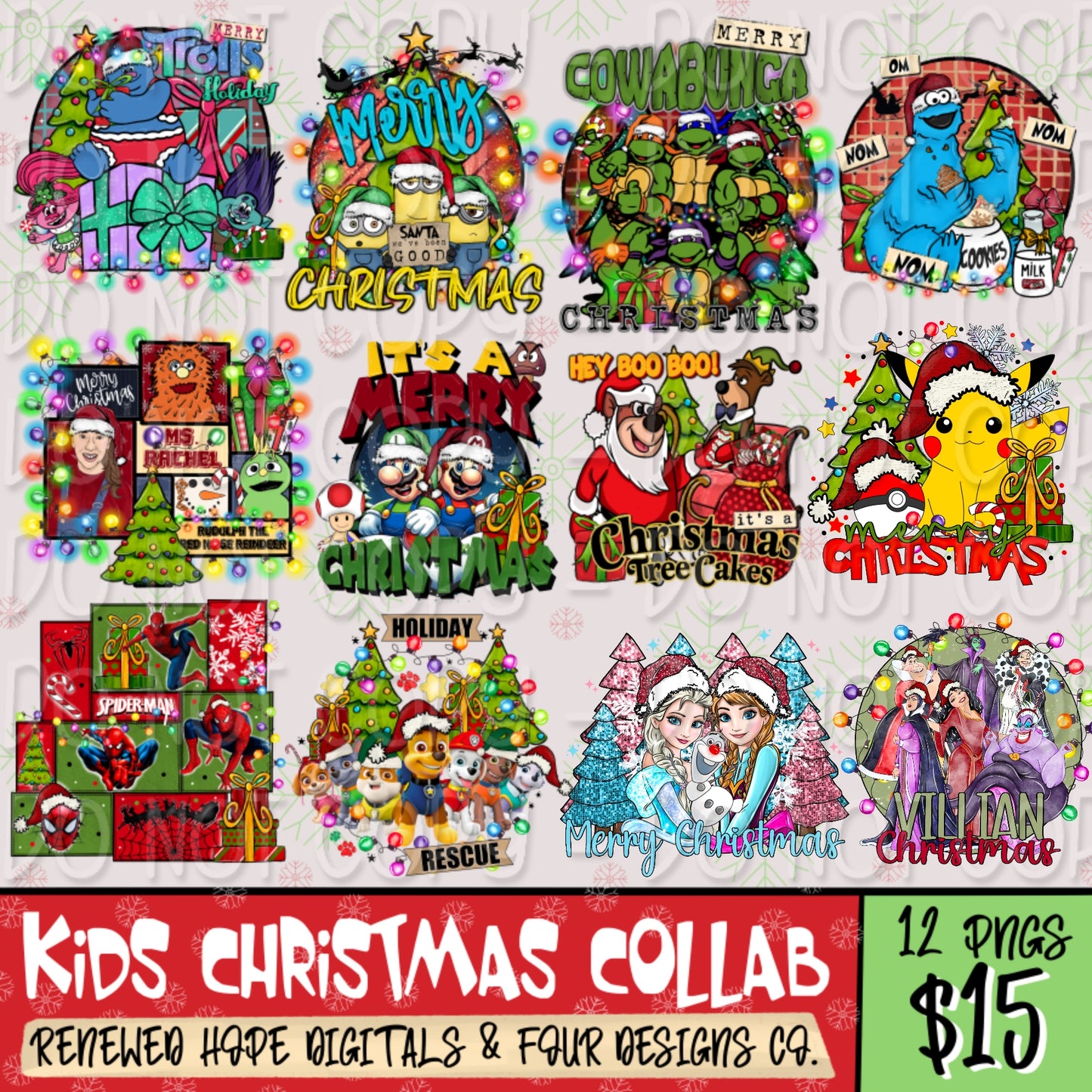 🎄Kids Christmas Collab with Four Designs Co🎄