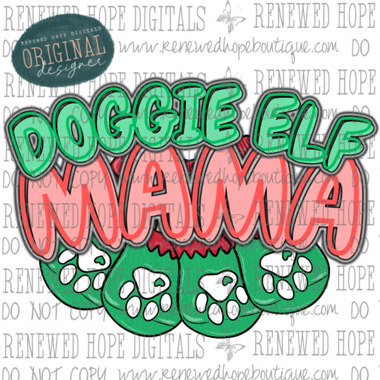 🎄 Doggie Elf Mama 🐾