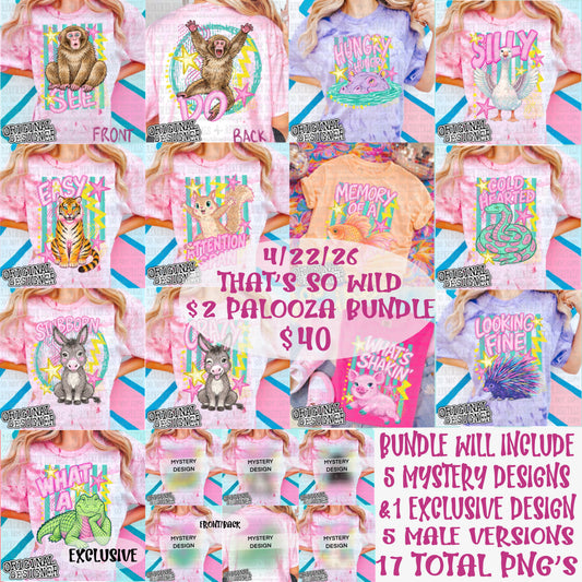 🩷🙈🪿THAT’S SO WILD PALOOZA BUNDLE🐊🫏🩷
