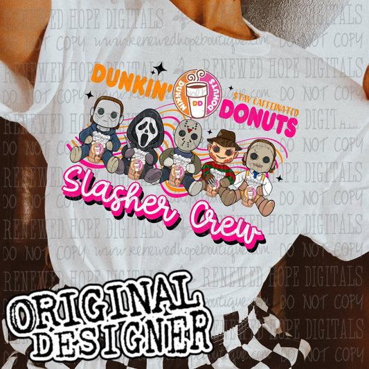 ☕️STAY CAFFEINATED SLASHER CREW DD☕️