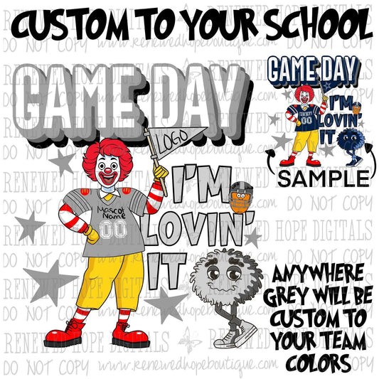 🍟I'M LOVING IT GAME DAY CUSTOM🍟