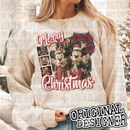 🎄MOUSE VINTAGE MERRY CHRISTMAS🎄
