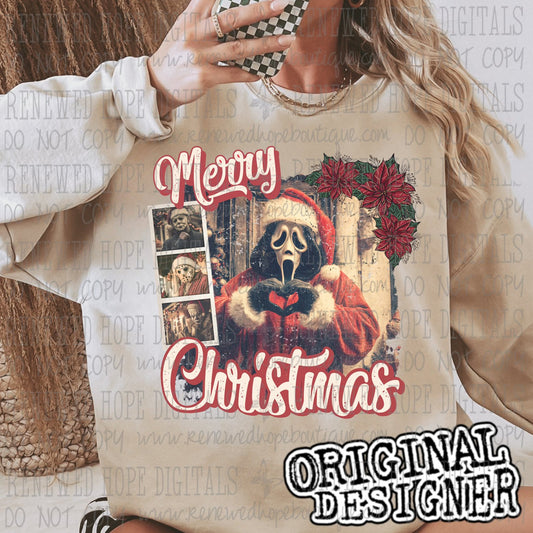 👻FACE VINTAGE MERRY CHRISTMAS🎄