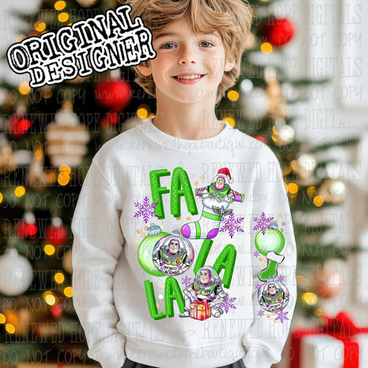 🎄FA LA LA SPACE RANGER💚💜