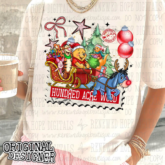 ✨️BEAR AND FRIENDS CHRISTMAS STAMP🎄