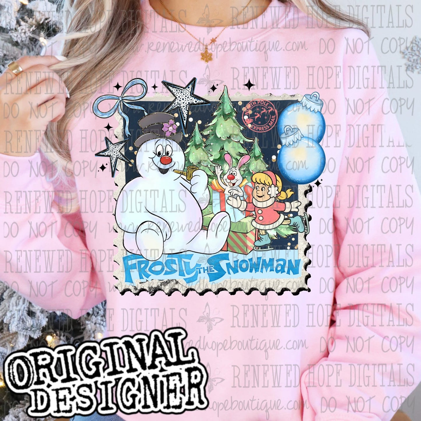✨️SNOWMAN AND FRIENDS CHRISTMAS STAMP🎄