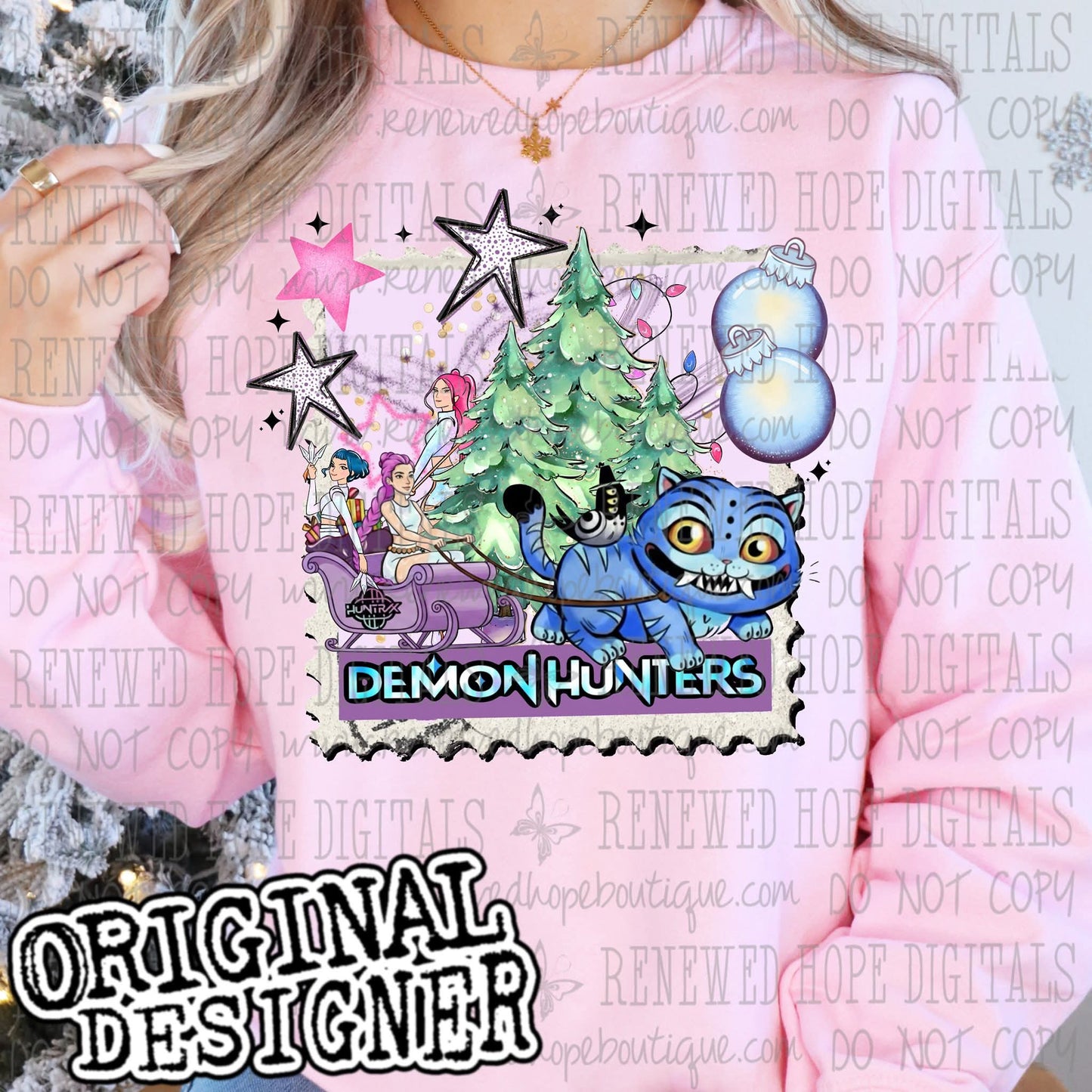✨️DEMON HUNTERS CHRISTMAS STAMP🎄