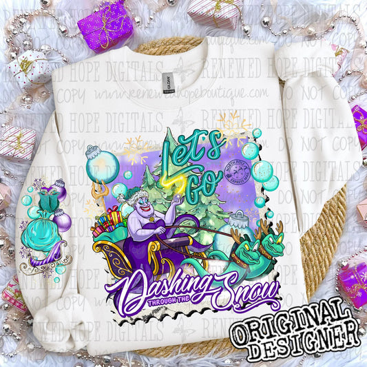 ❄️SW LET'S GO DASHING THROUGH THE SNOW💜🩵