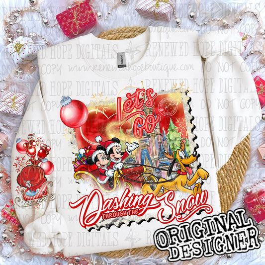 🤍❤️MM LET'S GO DASHING THROUGH THE SNOW❄️