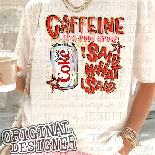 ✨️CAFFEINE IS A FOOD GROUP DIET CK✨️
