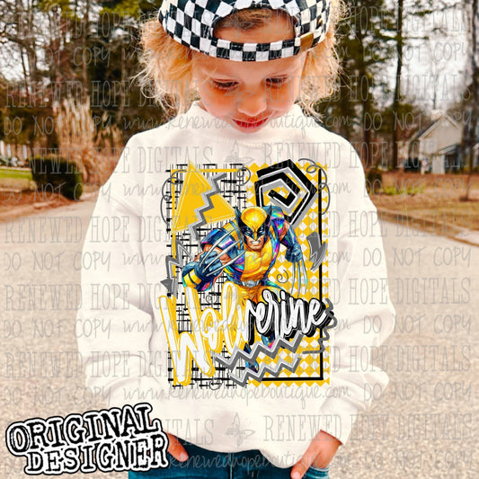 🟪🟢🔶 RETRO WOLVERINE 🟪🟢🔶