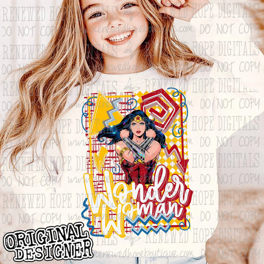 🟪🟢🔶 RETRO WONDER WOMAN 🟪🟢🔶