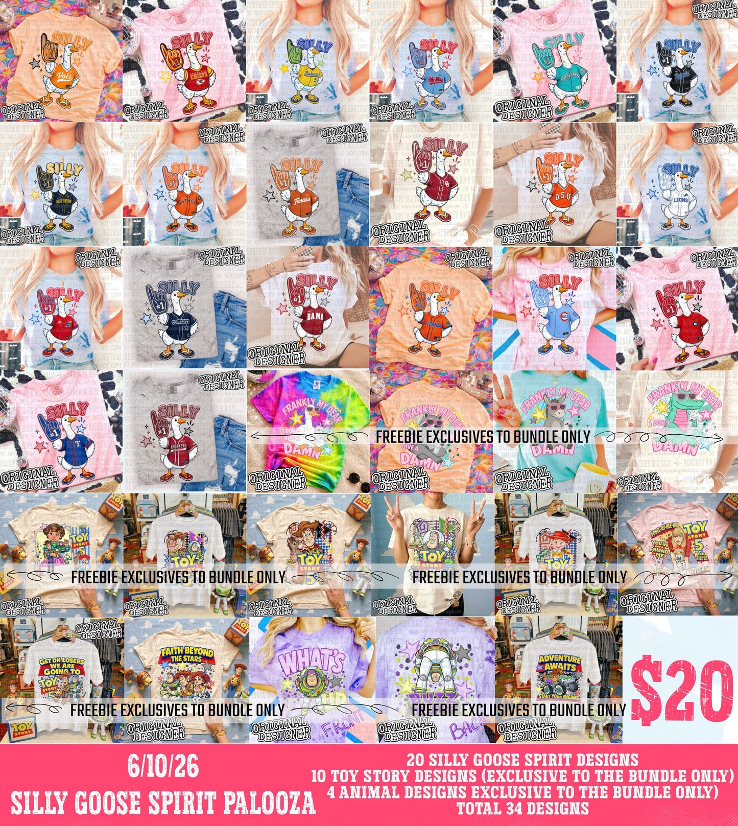 🪿SILLY GOOSE SPIRIT/TOY-STORE-E-EXCLUSIVES $2 PALOOZA DEALS❤️