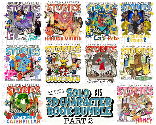 PART 2 MINI 3D CHARACTER BOOK SOLO BUNDLE – Renewed Hope Boutique ...