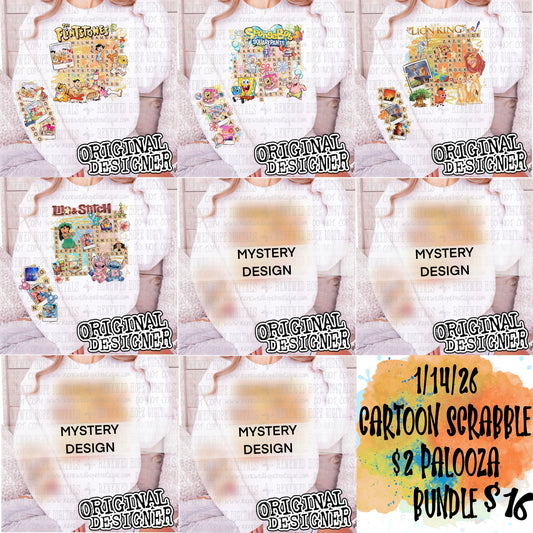 ✨️CARTOON SCRABBLE BUNDLE✨️