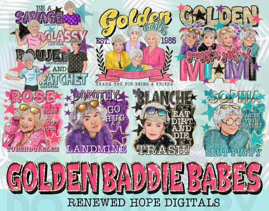GOLDEN BADDIE BABES COLLAB RENEWED HOPE DIGITALS PART ONLY