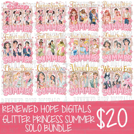 ✨👑GLITTER SUMMER PRINCESS SOLOD BUNDLE👑✨