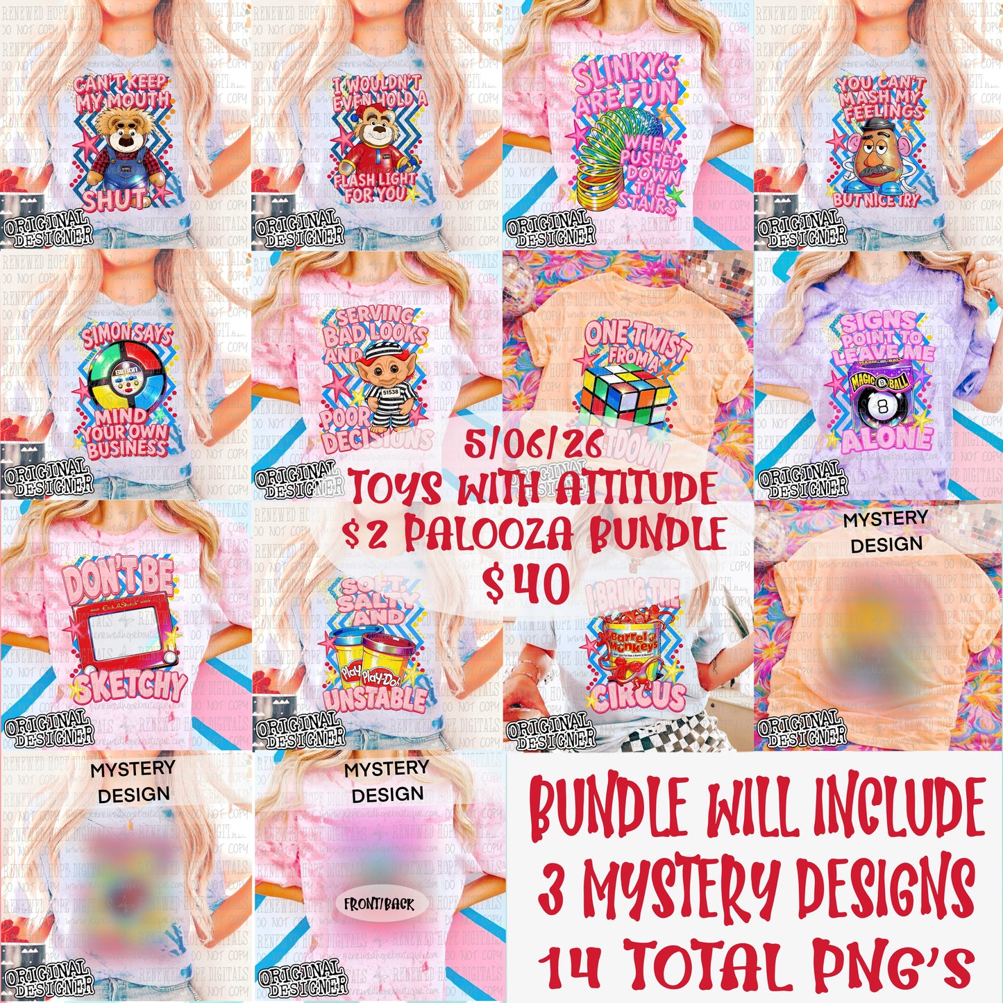 🟪🟢TOYS WITH ATTITUDE $2 PALOOZA BUNDLE🟣🟩