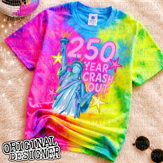 🩷🩵NEON STATUE OF LIBERTY 250 CRASH OUT💛💚