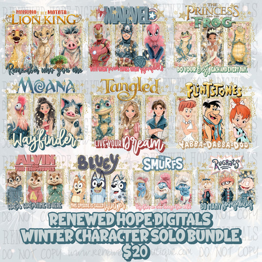 ❄️WINTER CHARACTER SOLO BUNDLE❄️