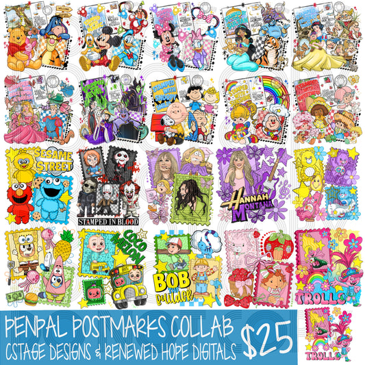PENPAL POSTMARK COLLAB W/CSTAGE DESIGNS