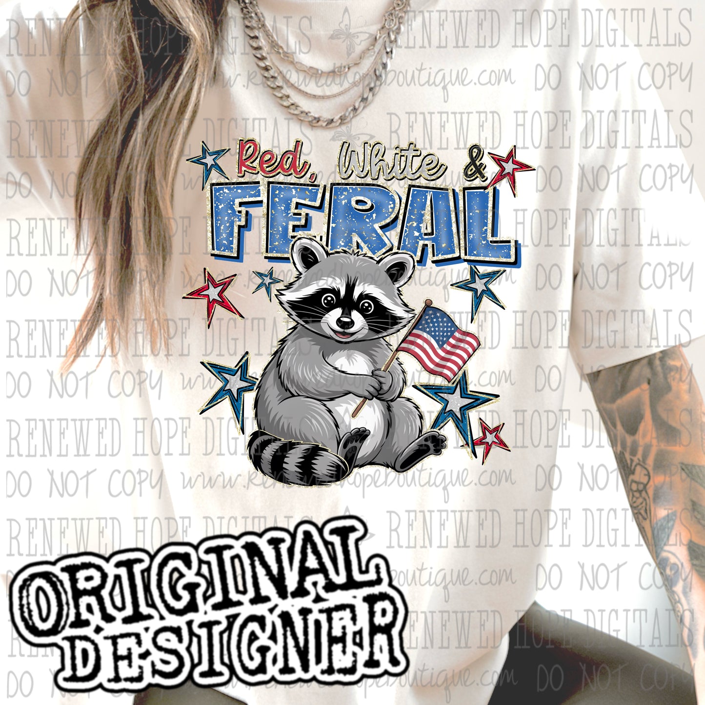 🇺🇲RED WHITE & FERAL🇺🇲