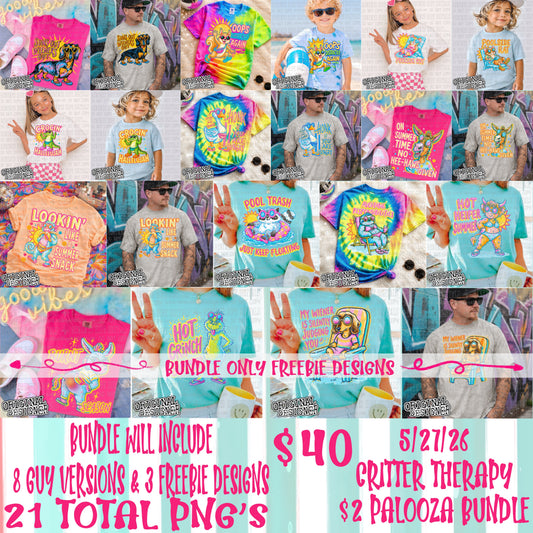 🦥🦝🌞💦CRITTER SUMMER THERAPY $2 PALOOZA BUNDLE🦥🦝🌞💦