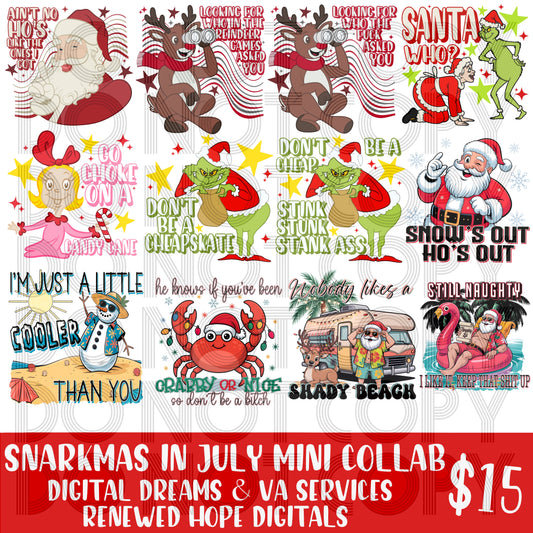 🧑🏼‍🎄SNARKMAS IN JULY MINI COLLAB W/DIGITAL DREAMS & VA SERVICES🤶🏼