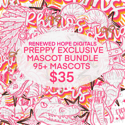 🩷🧡PREPPY EXCLUSIVE MASCOT SOLO BUNDLE🧡🩷