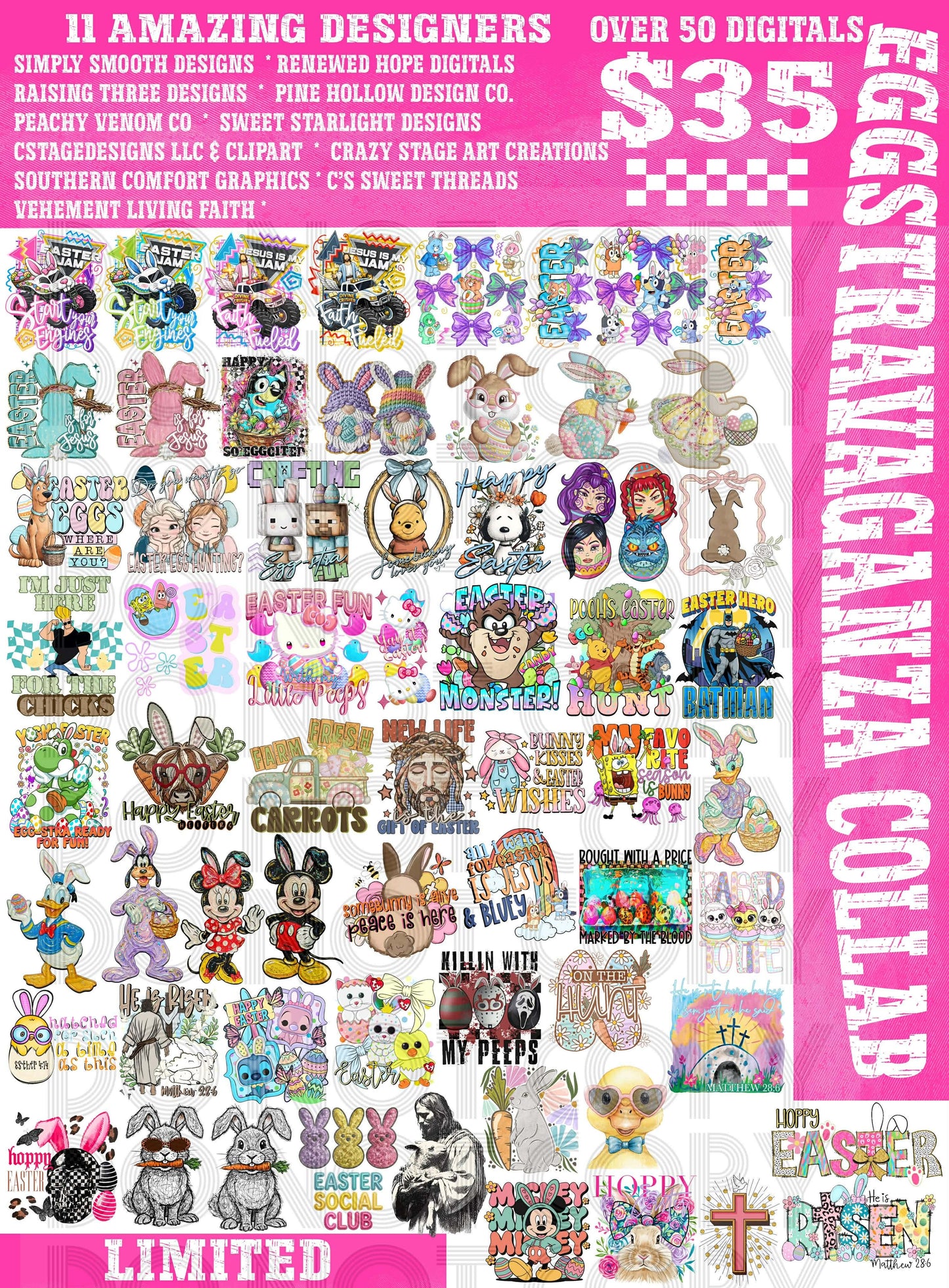 🐰✝️ EGGSTRAVAGANZA COLLAB FT 11 DESIGNERS ✝️🐰