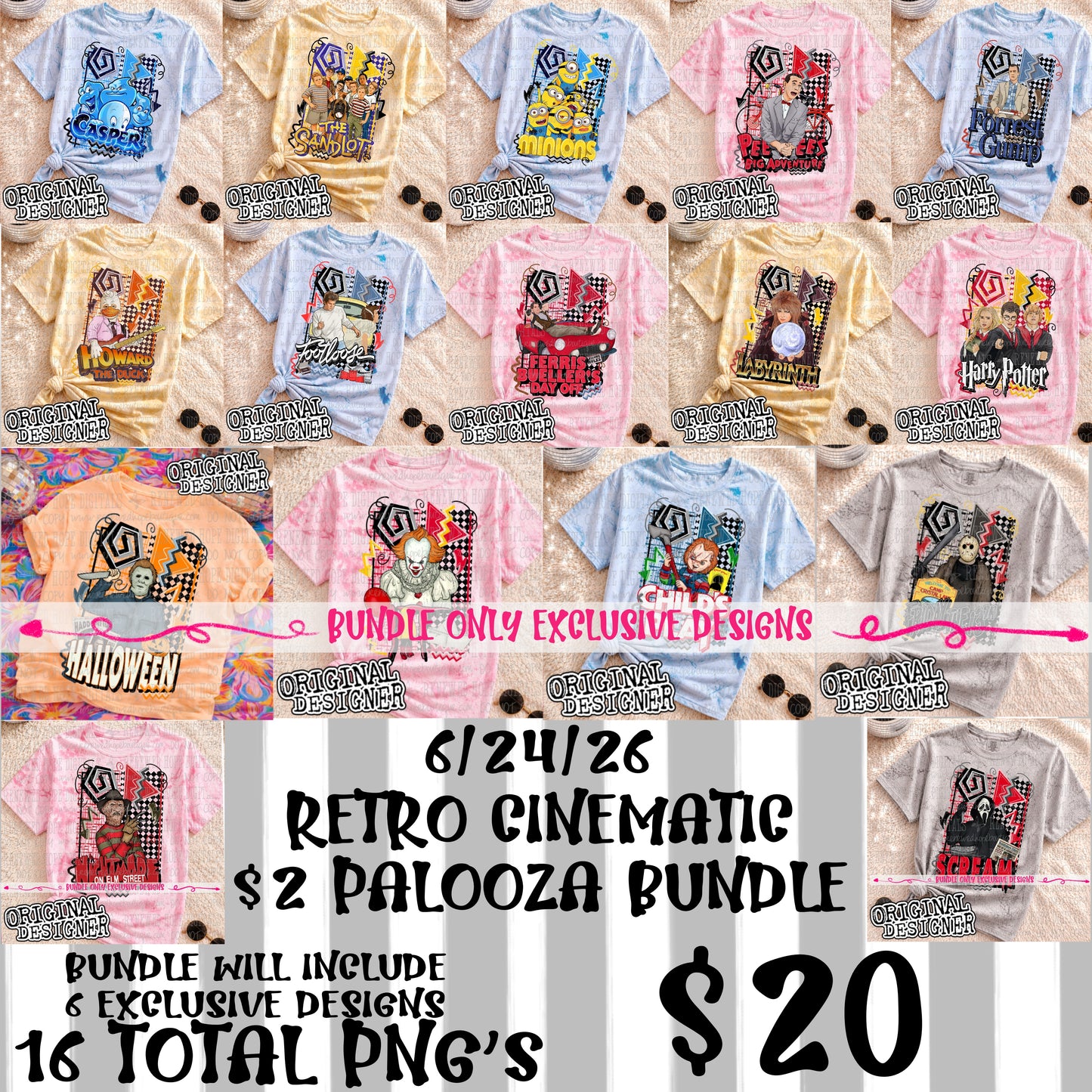 🍿🎥RETRO CINEMATIC $2 PALOOZA BUNDLE🎥🍿