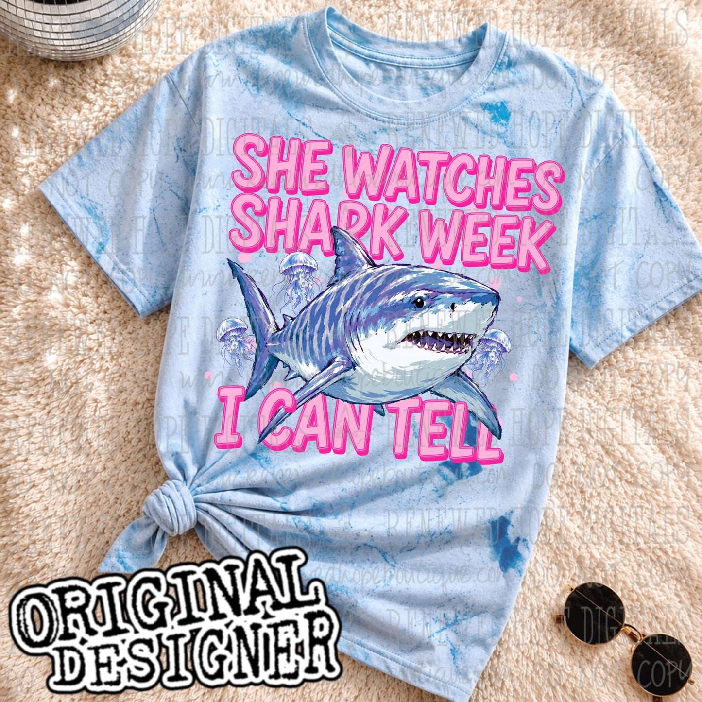 🦈SHE WATCHES SHARK WEEK I CAN TELL🦈