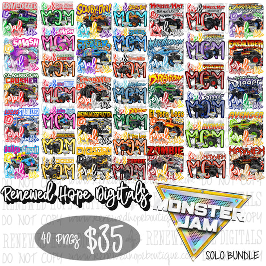 🛞MONSTER JAM FERAL & READY TO RUMBLE SOLO BUNDLE🛞