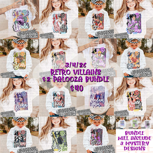 👑🔻🔸 RETRO D!ZN3Y VILLAIN BUNDLE 👑🔻🔸
