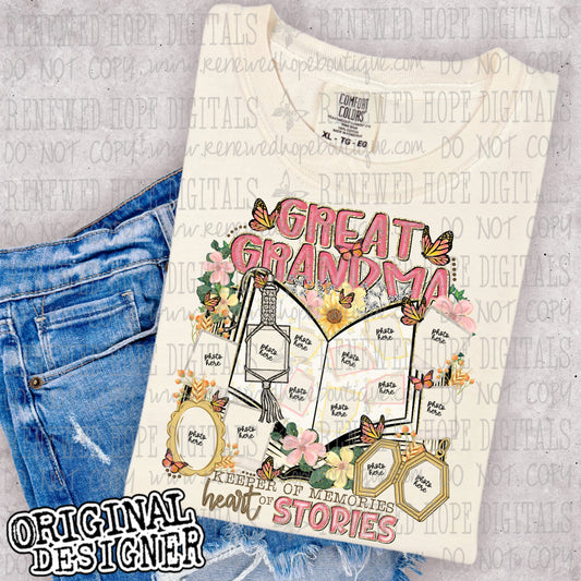 🩷KEEPER OF MEMORIES, HEART OF STORIES GREAT GRANDMA 🩷