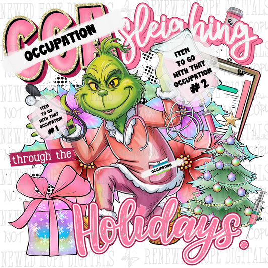 💚GUY OCCUPATIONAL SLEIGHING THROUGH THE HOLIDAYS🎄