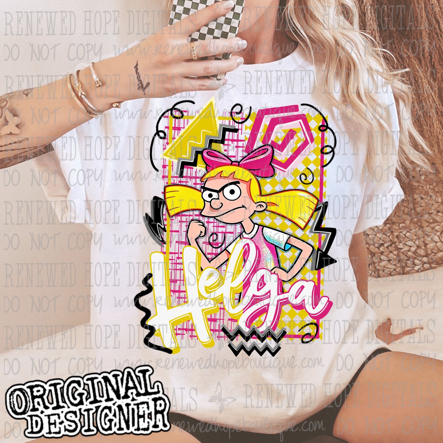 🟡🩷 RETRO HELGA 🩷🟡
