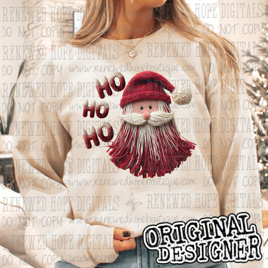 ❤️HO HO HO OMBRÉ RED SANTA🎄