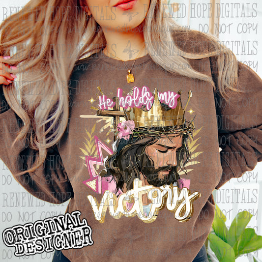 🩷HE HOLDS MY VICTORY✝️