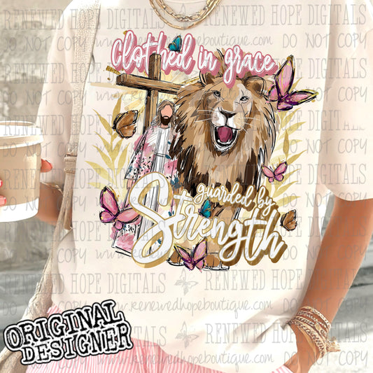 🩷CLOTHED IN GRACE GUARDED BY STRENGTH✝️